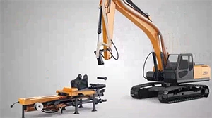 Perforadora y divisor de roca hidráulico integrado