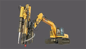 Guía de instalación: Divisor de roca hidráulico montado en excavadora