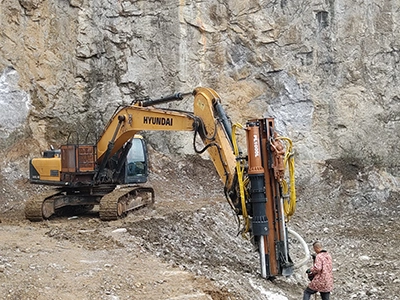 Operación minera en Huaihua, Hunan