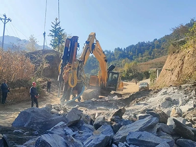 Obra de construcción en Shaanxi